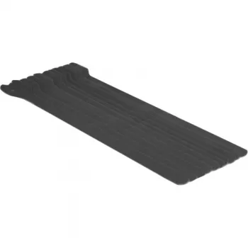 DeLOCK - tarranauha - 30cm - musta (10 kpl:n pakkaus) (18688)