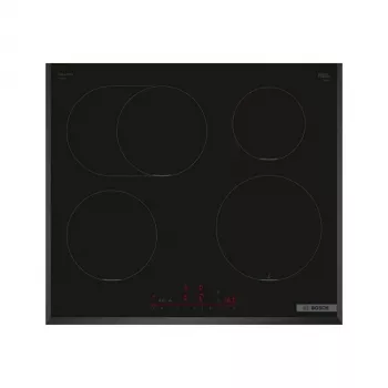 Induktio keittotaso Bosch PIF651HC1E, 60 cm, 4 vyöhykettä, kosketusohjaus, musta, 7400 W liitäntäteho