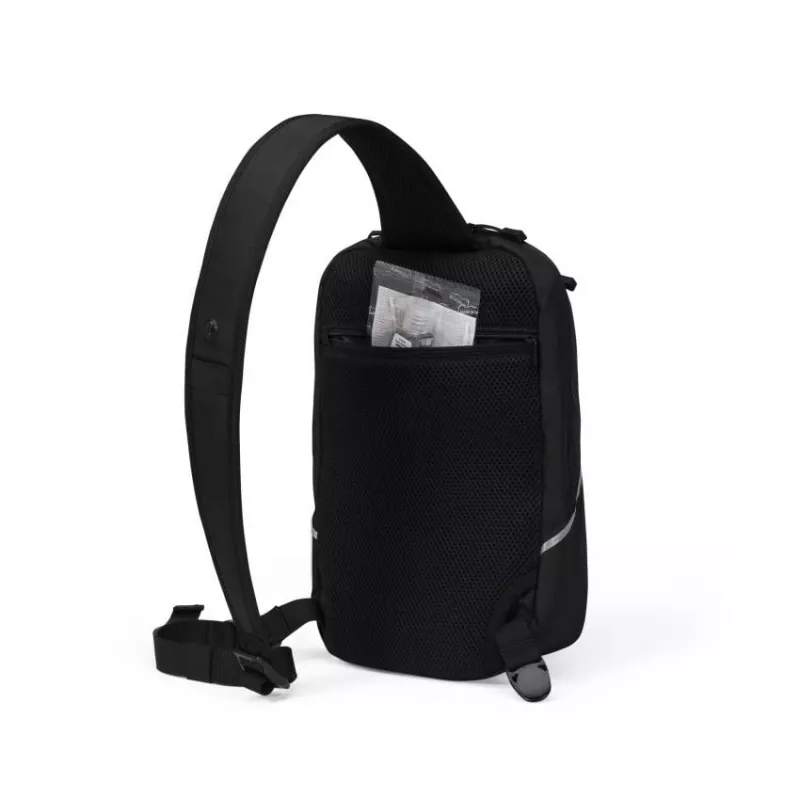 DICOTA Reflective olkalaukku tabletille enintään 12,9 tuumaa, 600D RPET, musta