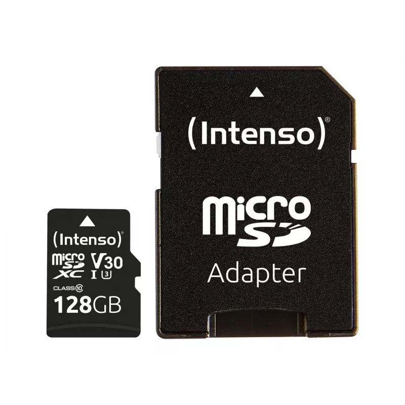 MUISTI MICRO SDXC 128GB C10/W/ADAPTERI 3433491 INTENSO