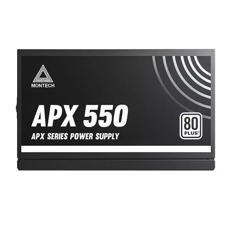 Montech APX550 virtalähde 550 W 20+4 pin ATX ATX musta