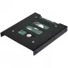 Asennuskehys ultron sisäinen 1x2.5 SSD/HDD metalli musta (377213)
