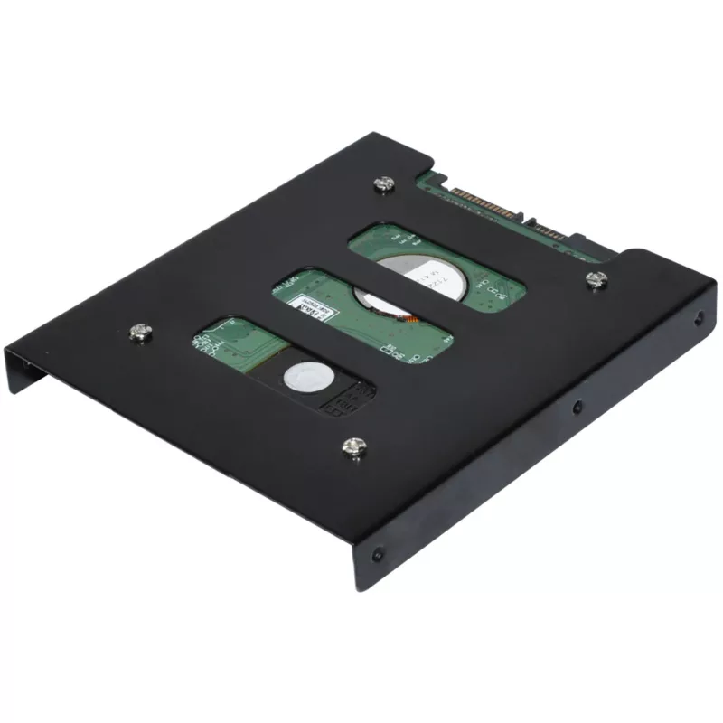 Asennuskehys ultron sisäinen 1x2.5 SSD/HDD metalli musta (377213)
