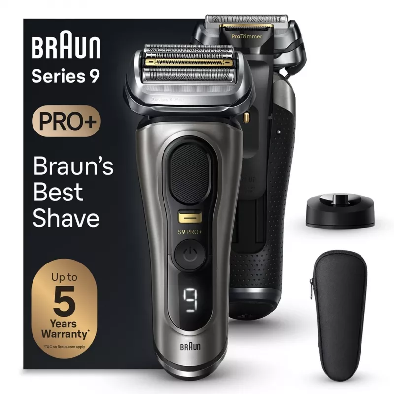 Braun Series 9 Pro+ 9515s sähköparranajokone - märkä ja kuiva, metallic