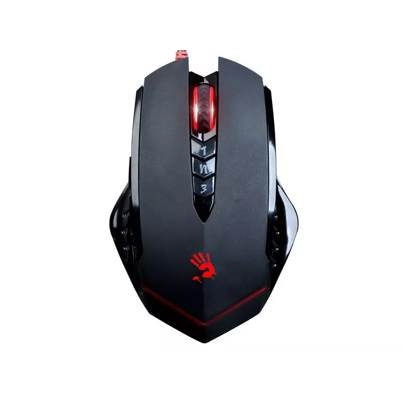 Pelihiiri A4Tech Bloody V8m — 3200 DPI, 8 painiketta, V-Track optinen, USB Type-A, musta