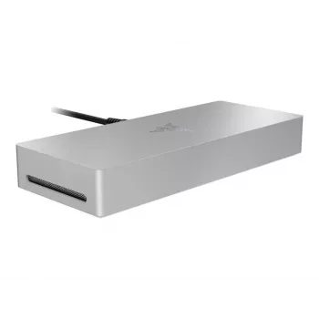 Razer Thunderbolt 5 Dock Mercury White — 4 USB-liitäntää, 1 HDMI