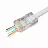 Johdinliitin Gembird LC-PTU-01/100 8P8C RJ45 läpinäkyvä