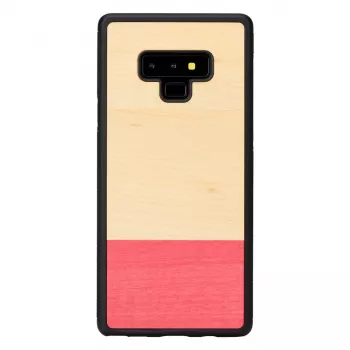 Älypuhelinkotelo man and wood Galaxy Note 9 – musta, design lohkoraidoin