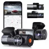 Autovideotallennin VANTRUE N5 Nexus 5 — 4-kanavainen dashcam, 2592×1944 pääkamera, 160° edessä/sisällä, GPS, WLAN, IPS-näyttö, MicroSD enintään 512 GB
