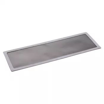 Pölysuodatin DEMCiflex 0324 — pyöreä suodatin, korkeus 120 mm, musta/harmaa