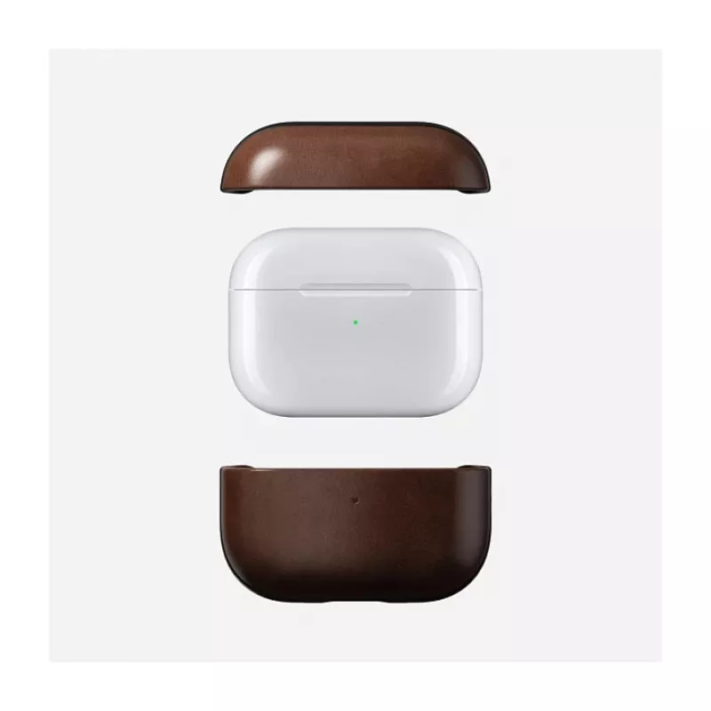 Suojakotelo Nomad Modern Leather Case — nahka, mikrokuitu, polykarbonaatti, ruskea