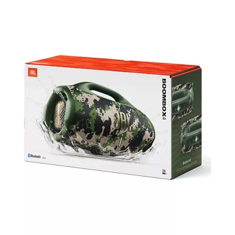 Juhlakaiutin JBL Boombox 4 Camouflage 180 W langaton Bluetooth