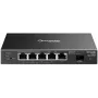 Verkkokytkin TP-LINK SG2206MP L2 Gigabit Ethernet PoE 5-porttinen (5x Gigabit, 1x SFP, PoE+ 4 porttia, 63W budjetti)