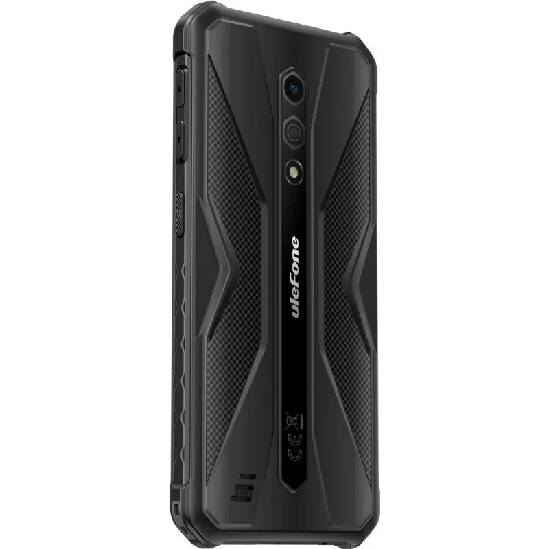 Kestävä älypuhelin UleFone Armor X12 — 3 GB RAM, 32 GB tallennustila, kokonaan musta