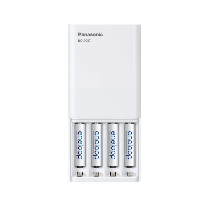 PANASONIC Eneloop Smartplus BQ-CC87 USB-laturi + 4x AA 2000 mAh (K-KJ87MCD40USB)