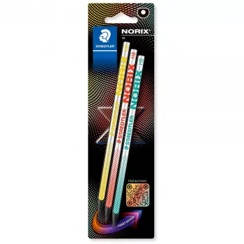 Grafiittikynä Staedtler 181-HBBK3 HB monivärinen