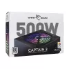 Virtalähde White Shark GPSU-W500F Captain 3 500W