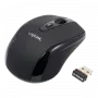 LogiLink hiiri optinen langaton 2,4 GHz mini - hiiri - optinen - 3 painiketta - langaton - 2,4 GHz - langaton vastaanotin (USB) - musta (ID0031)