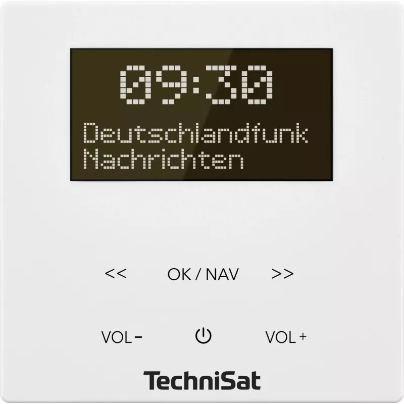 TechniSat DigitRadio UP 55 - DAB-radio - 2 x 2 wattia - valkoinen (0001/3901)