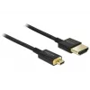 HDMI-kaapeli DeLOCK HDMI-A/HDMI Micro-D 2m