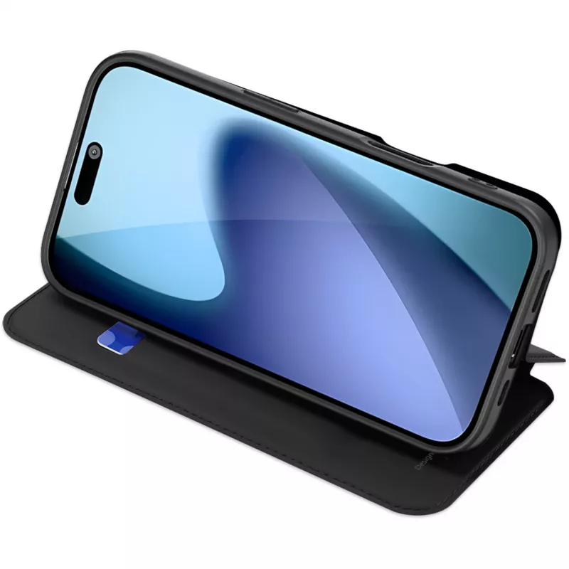 nevox Vario Series Bookcase iPhone 17 musta – kotelo (2514)