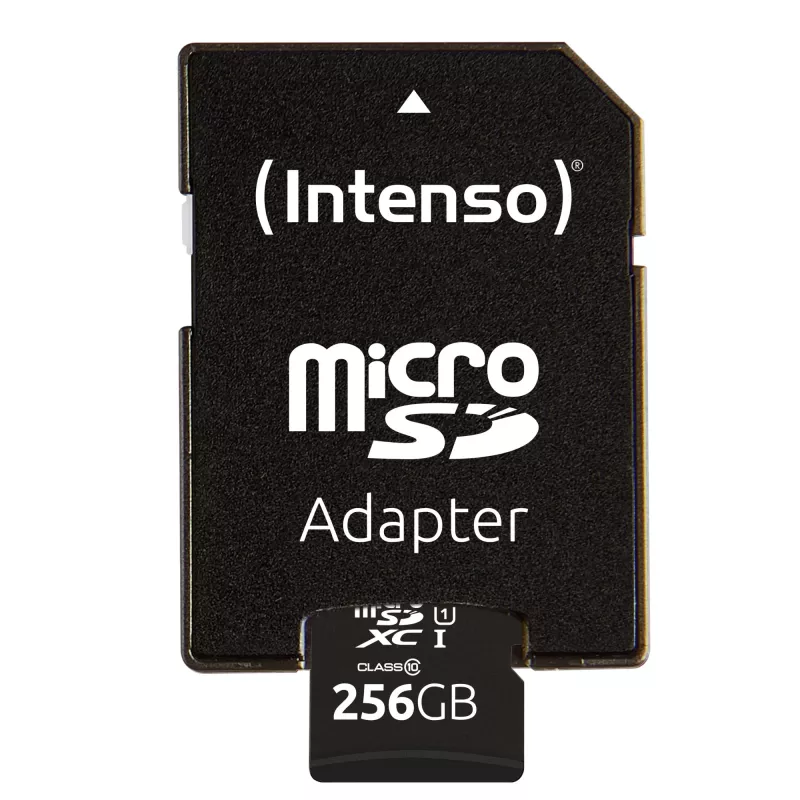 Flash-muisti Intenso 256GB UHS-I MicroSD-kortti