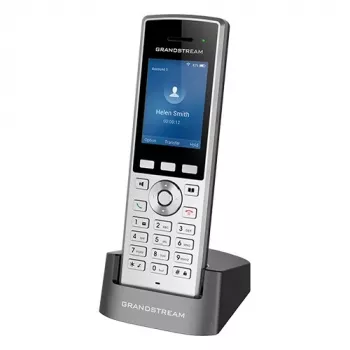 Grandstream Networks WP822 IP-puhelin musta, hopea 2 linjaa LCD Wi-Fi