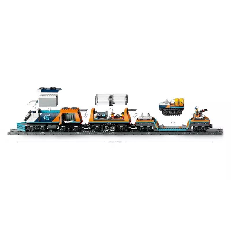 LEGO CITY 60470 Tutkimusmatkailija Polar Express -arktinen juna