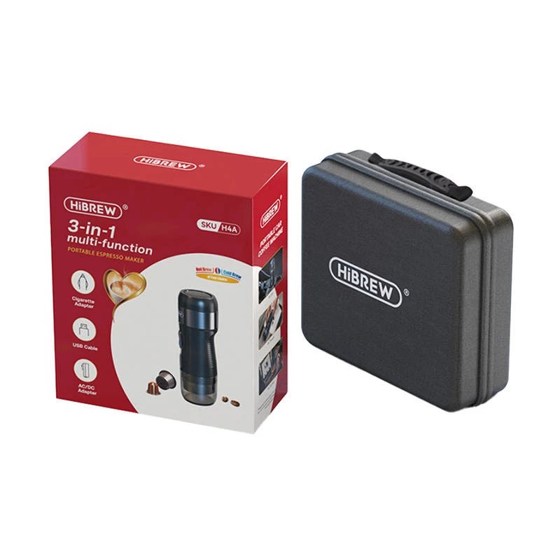 Kannettava 3-in-1-kahvikeitin laukulla 80W HiBREW H4A