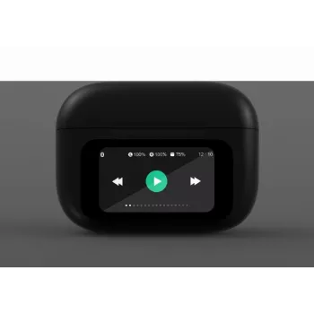 Kuulokkeet BLUETOOTH/TWS-LCD-ANC-01-BK Gembird