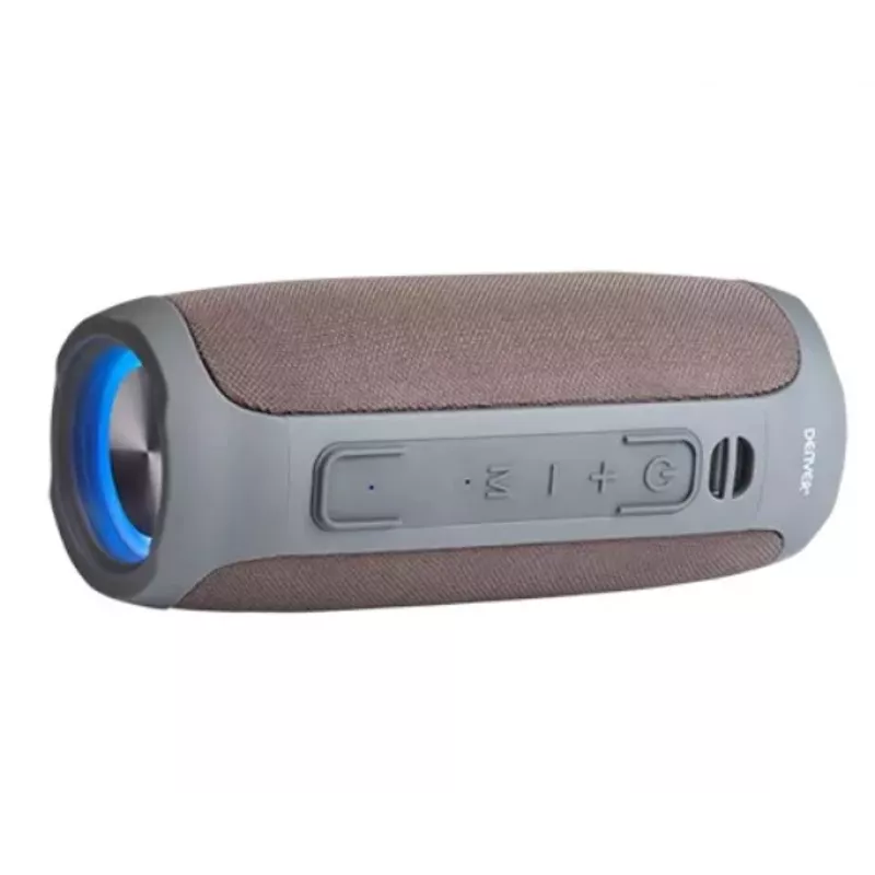 Denver BTV-220 kannettava Bluetooth-kaiutin, harmaa