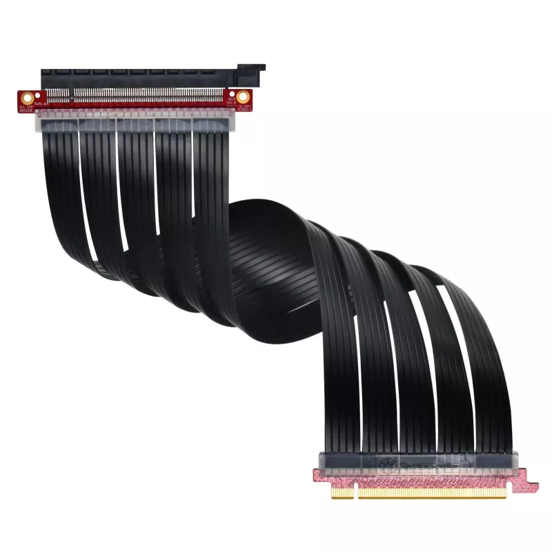 SilverStone SST-RC04B-400 PCIe x16 -riser-kaapeli, PCIe 3.0, 40 cm, musta