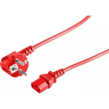 Virtakaapeli punainen S/CONN 09-05184 1,8 m CEE7/7 C13 liitin