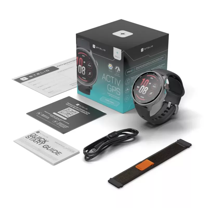 Älykello Stelio STSWA101BK Activ GPS 46 mm musta
