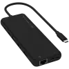 Multiport USB-C -sovitin Satechi ST-P3D13K 13-in-1 triple-display-tuella