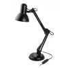 Pöytävalaisin ESPERANZA AVIOR E27 12W LED, musta, korkeussäädettävä, taipuisa varsi, E27-kanta