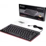 Perixx 11670 näppäimistö USB QWERTY saksa - US englanti musta (PERIBOARD-422 DE)