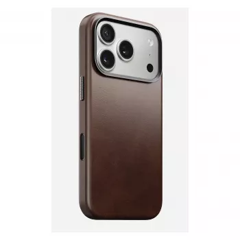 Puhelinkotelo Nomad Traditional Leather Case iPhone 17 Pro, nahka-mikrokuitu, sopii 6,3