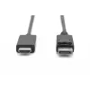 Adapterikaapeli DisplayPort 1.2 lukituksella 4K 60Hz UHD Type DP/HDMI A M/M musta 2 m