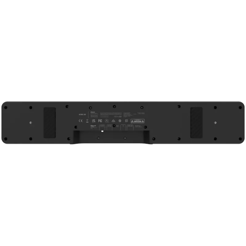 Soundbar KLIPSCH Flexus CORE 100 — 2.1 kanavaa, 100 W, sisäänrakennettu subwoofer, harmaa/pähkinä