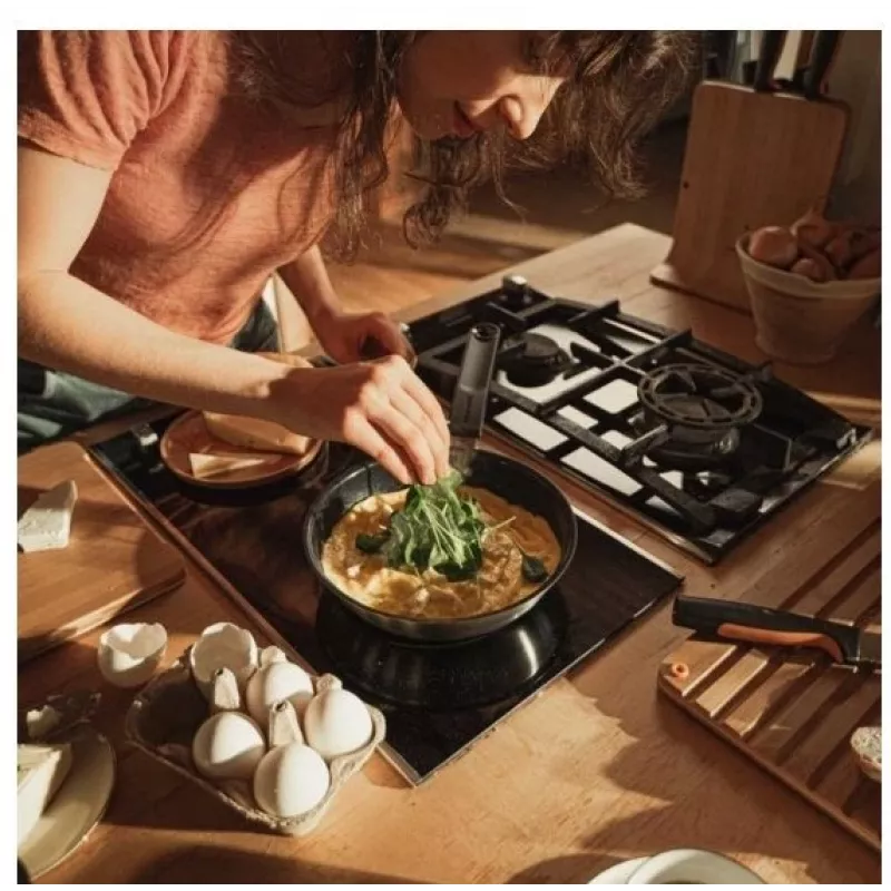Fiskars 1072249 Gourmet-paistinpannu, pyöreä