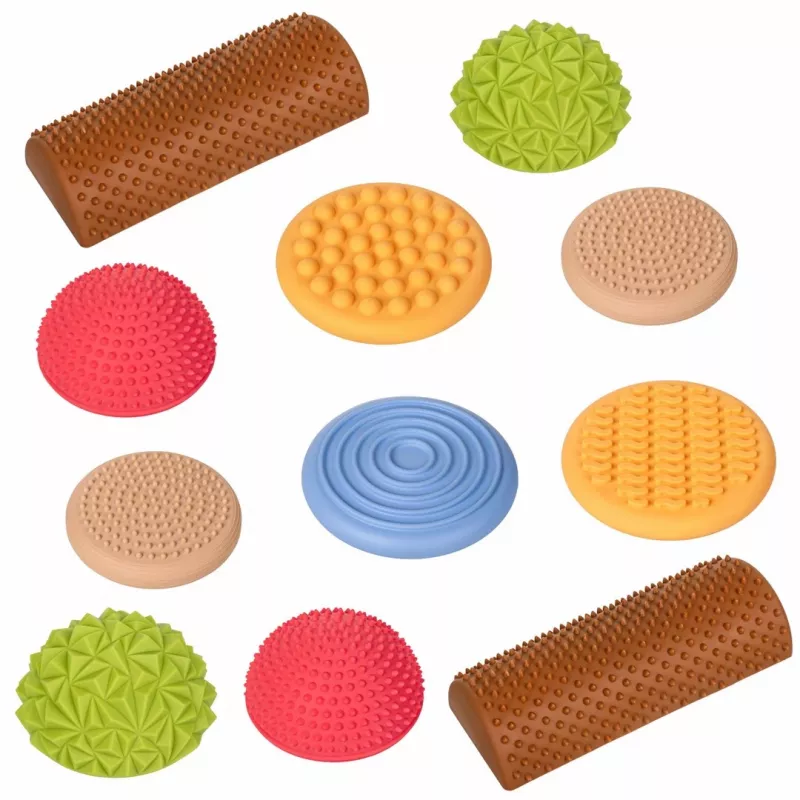 TULLO Fizjo sensorinen polku, pastelli, 11 kpl