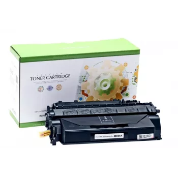Yhteensopiva Static-Control Hewlett-Packard CE505X/CRG 719H universaali musta, suuri sivumäärä, 6 900 sivua