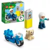 LEGO Duplo Poliisi 10967 lelumoottoripyöräsarja liikkuvilla pyörillä ja poliisihahmolla