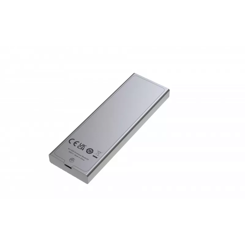 SSD-kotelo Lexar E6 hopea M.2, PCIe, USB 3.2 Gen 2 (10 Gbit/s), USB-C, alumiini, yksittäinen M.2 jopa 4 TB