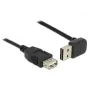 USB-kaapeli DeLOCK 1 m USB 2.0-A - USB 2.0-A musta