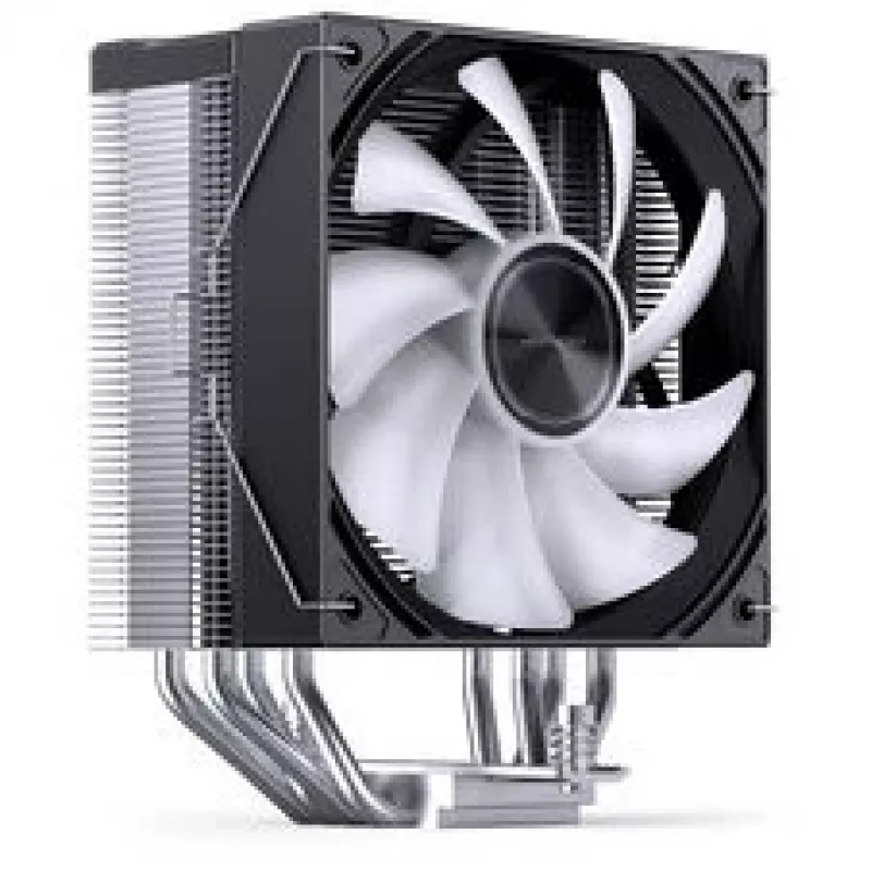CPU-jäähdytin Jonsbo CA40 musta ARGB, 120 mm PWM-tuuletin, 225 W TDP, musta