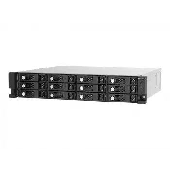 QNAP TL-R1220Sep-RP HDD-/SSD-kotelo musta, harmaa 2,5/3,5