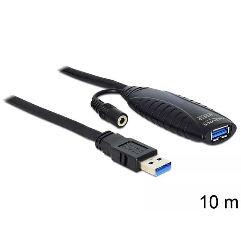 USB-kaapeli DeLOCK USB3.0-A - USB3.0-A 10m