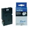 Brother Gloss Laminated Labelling Tape - 12 mm, musta/valkoinen, 10 kpl:n pakkaus merkintänauha TC